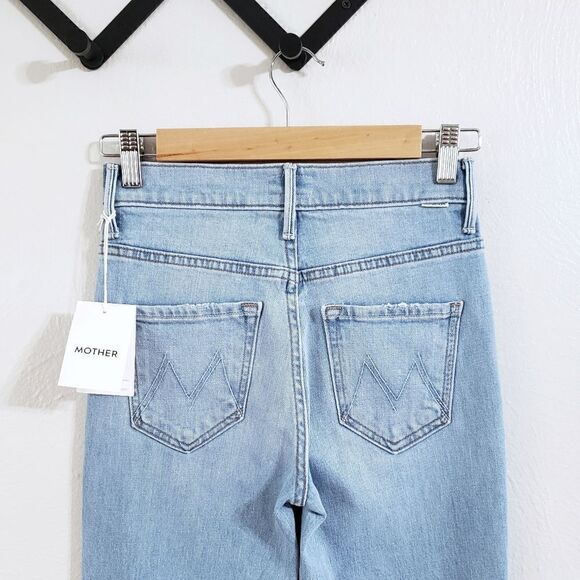 Mother The Insider Crop Step Chew Bootcut Ankle Jeans In Mentally Elsewhere Size - Picture 8 of 11